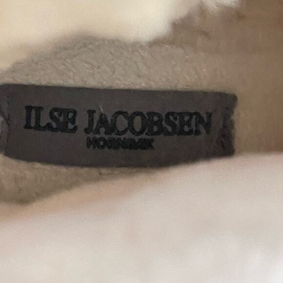 Ilse Jacobsen Boots Tulip 6072 Gray Faux Fur Ankle Bootie Size 40 - Picture 3 of 8